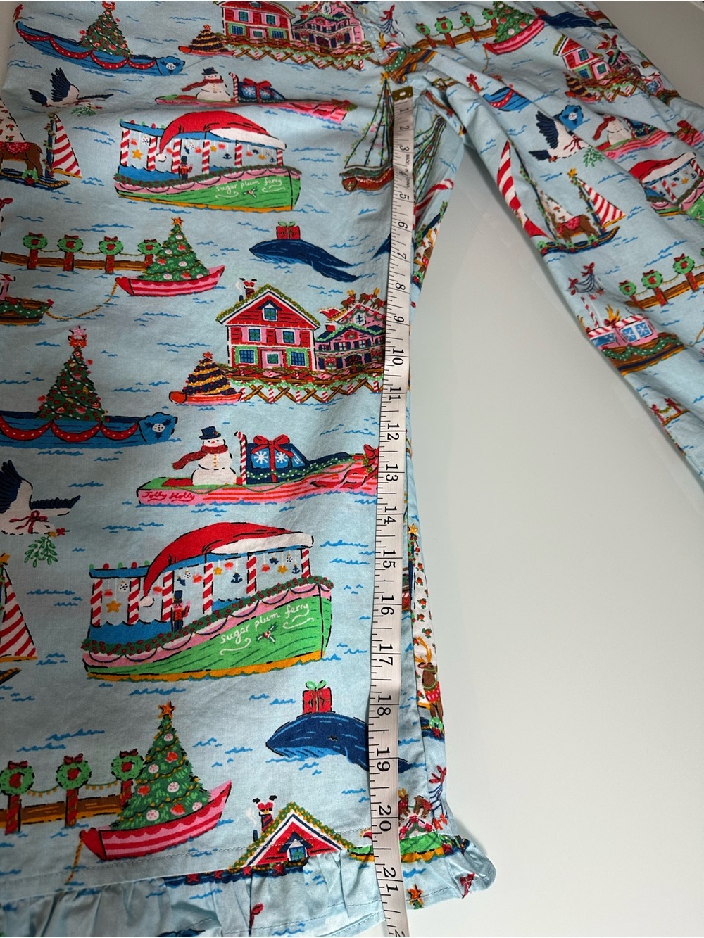 NWT Printfresh Sugar Plum Ferry Pajama Set XS Organic Cotton Christmas Holiday - Picture 14 of 14
